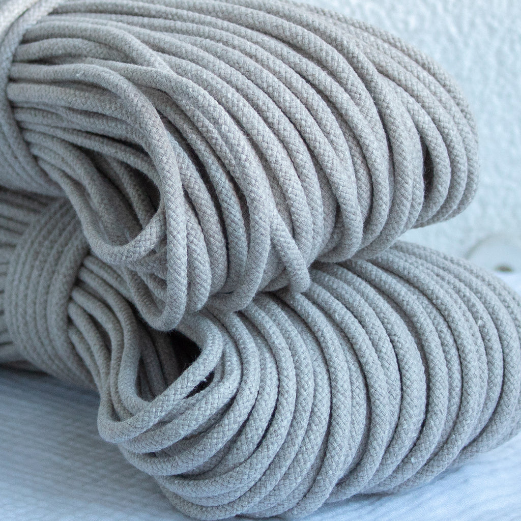 Cotton Cord 5mm, 50 meters. LINEN