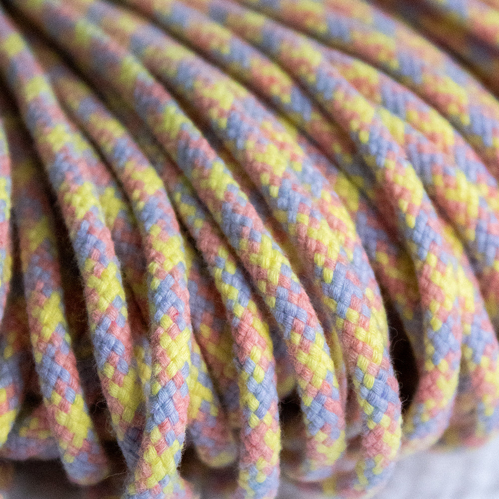 Cotton Cord 5mm, 50 meters. RAINBOW