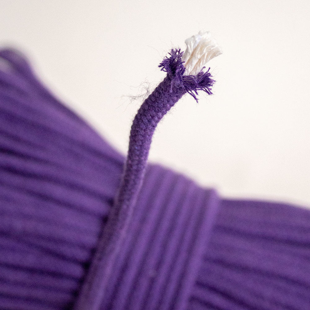 Cotton Cord 5 mm, 50 meters. PURPLE color