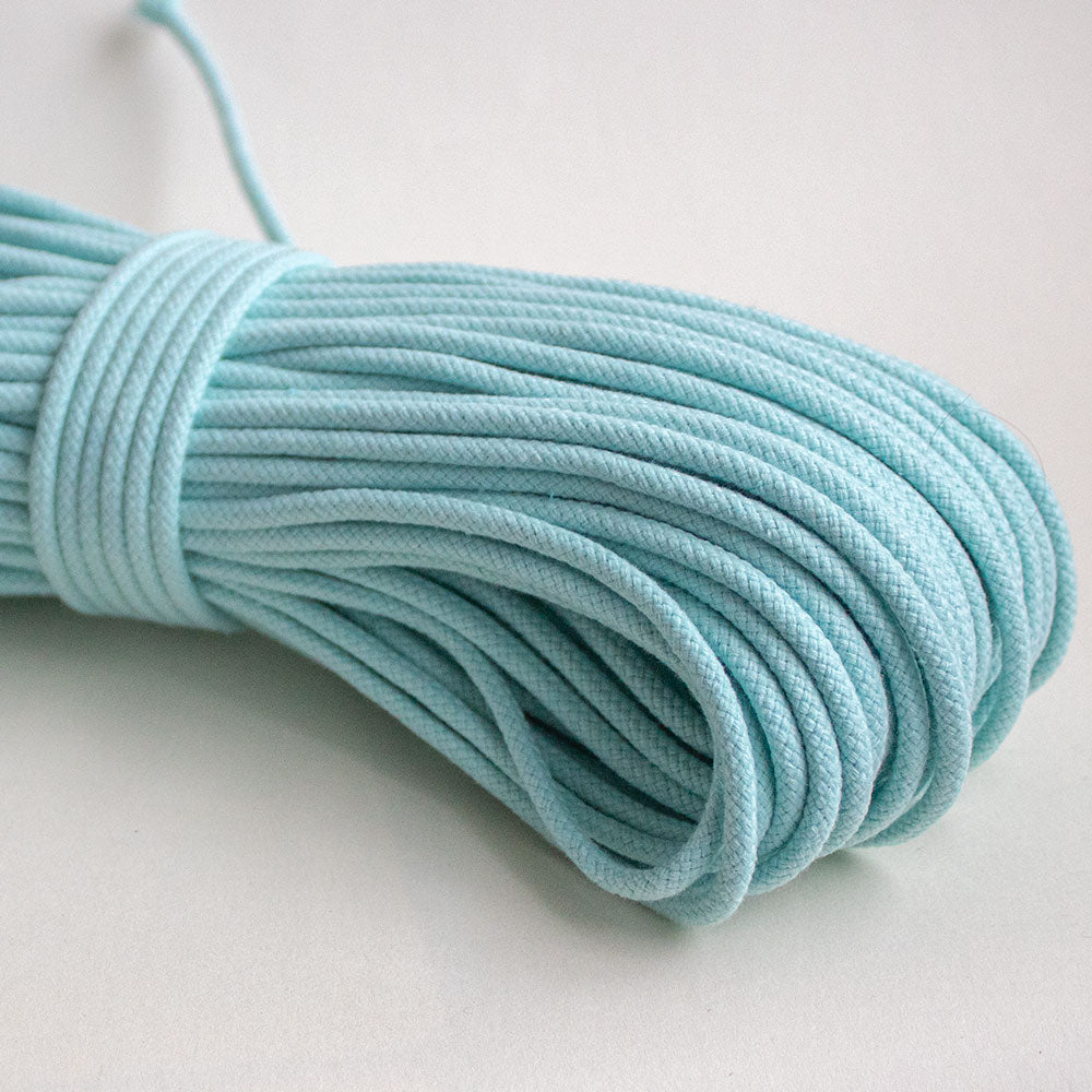 Cotton Cord 5mm, 50 meters. MINT color