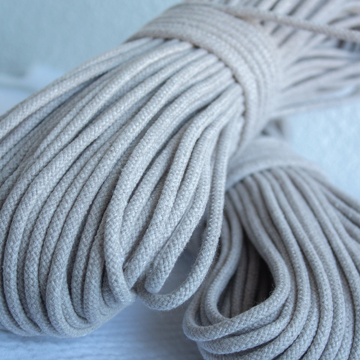 Cotton Cord 5mm, 50 meters. LINEN