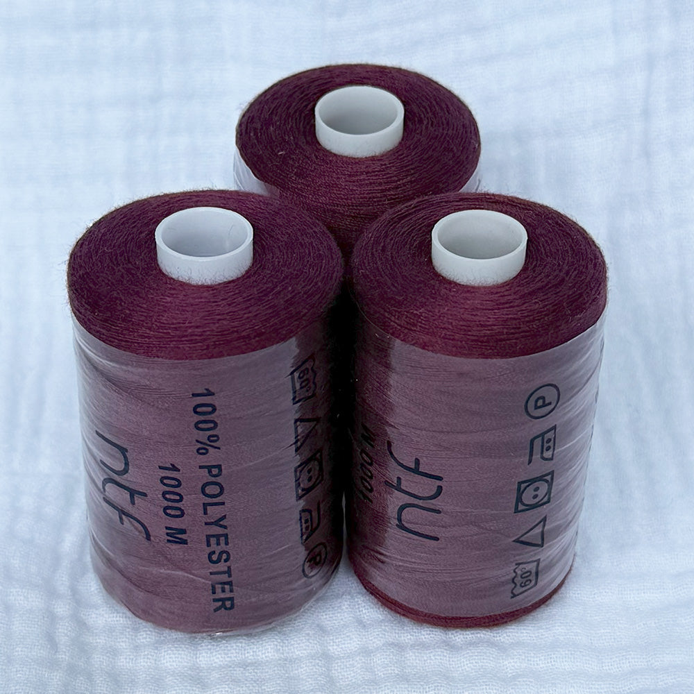 Thread Plum Maroon 1000 meters