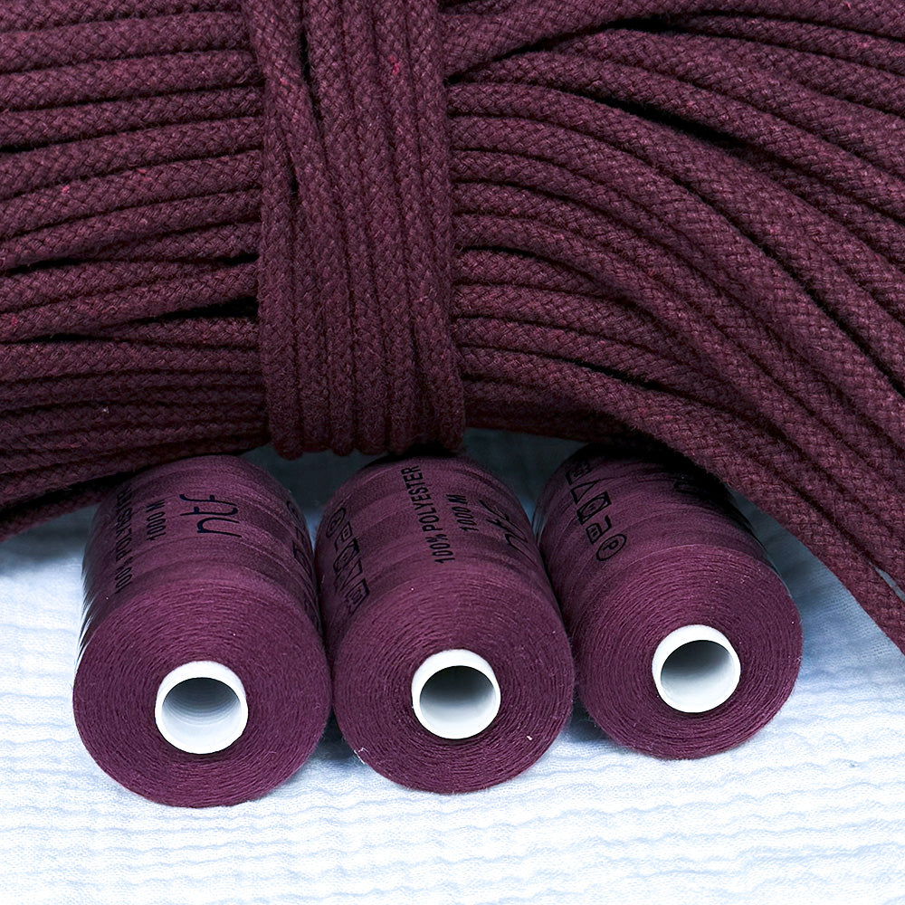 Thread Plum Maroon 1000 meters